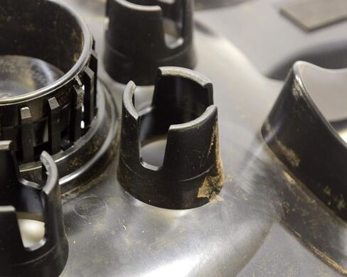 17" 4pc Gloss Black Wheel Skins (Set of 4) for Chevrolet Silverado 1500 2014-2019 in Kuwait