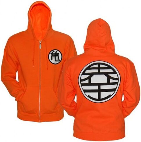 Dragon Ball Z Kame Symbol Zip-up Hoodie (L) in Kuwait