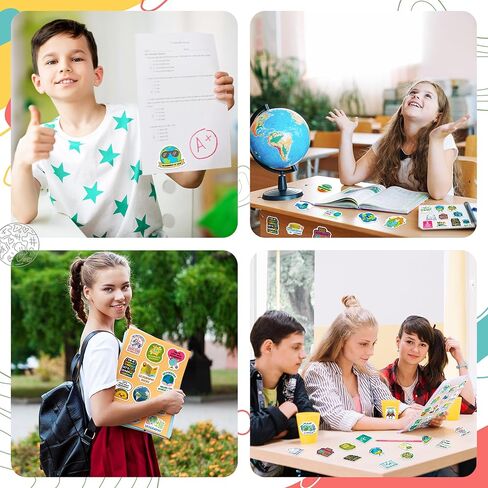 200 PCS Geography Stickers, Vinyl Geography Stickers for Teachers Students Map Lovers, Geographical Decals for Water Bottle Notebook Classroom Reward in Kuwait