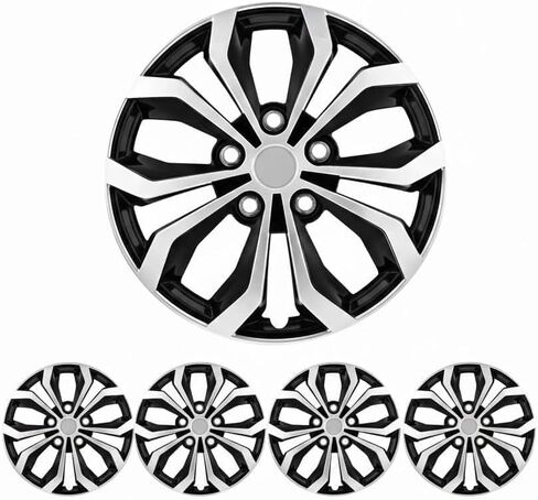 4PC Set 15" 16" & 17" Hubcaps Wheel Cover Universal fit Most of Cars (Spyder Performance Wheel Cover (Spyder Performance, 15 Inches) in Saudi Arabia