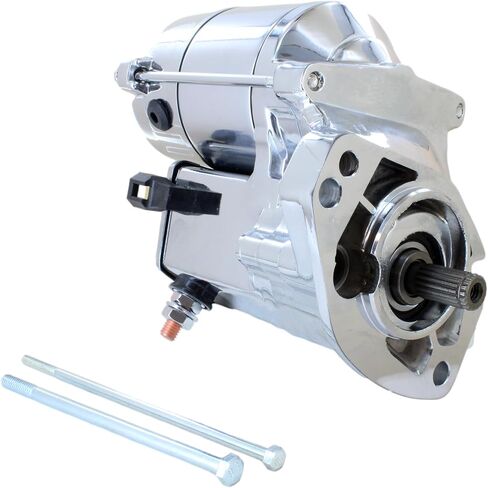 18199NC Starter Chrome متوافق مع Harley Davidson 31553-94، 31553-94A in Kuwait