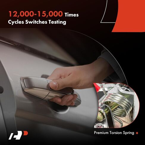 A-Premium - مقبض الباب الخلفي مع إطار ومقابض أبواب خارجية أمامية - متوافق مع 1999-2007 Chevy Silverado & GMC Sierra 1500 2500 3500 - عبوة من 4 قطع، باب أمامي وخلفي، استبدال # 15034985، 15034986 in Saudi Arabia