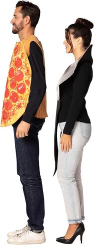 Rasta Imposta Halloween Couples Costume, Pepperoni Pizza & Pizza Cutter, Adult One Size, Unisex in Saudi Arabia
