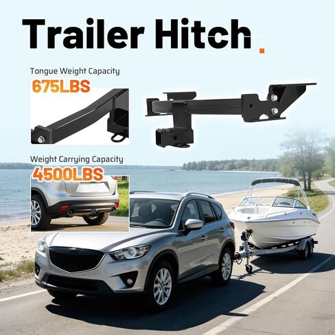 جهاز استقبال وصلة سحب المقطورة من الفئة 3 مقاس 2 بوصة متوافق مع جميع الأنماط 2013-2025 Mazda CX-5 (باستثناء محرك الديزل) in Kuwait