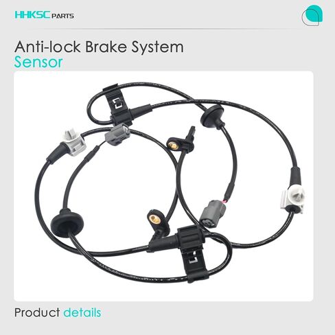 2pcs Front Left and Right ABS Wheel Speed Sensor Compatible with Honda Odyssey 57455-SHJ-A02 57450-SHJ-A02 ALS1601 ALS1632 07 08 09 10 in Saudi Arabia