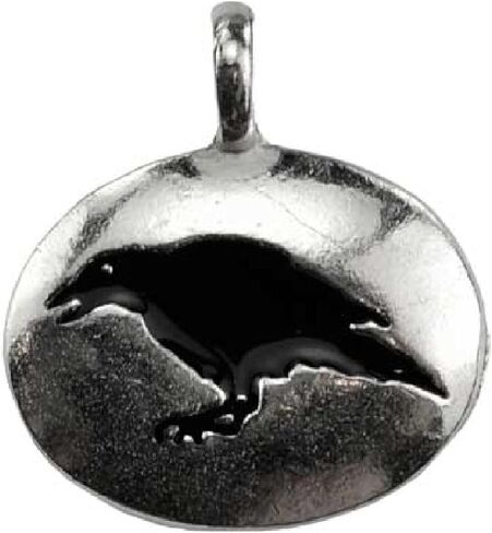 Sage Cauldron Raven Totem Amulet in Saudi Arabia