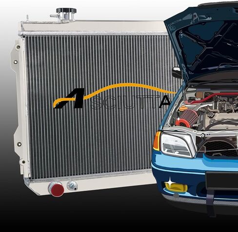 مشعاع ألومنيوم لـ 1995-2004 Toyota Tacoma Base/DLX/SR5/Pre/S-Runner/Limited 2.4L 2.7L L4 3.4L V6; 96 97 98 99 00 01 02 03 3 مشعات الصف in Kuwait