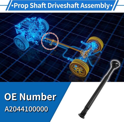No.A2044100000/938-266 27" Front Drive Shaft Assembly for Mercedes-Benz C300 2.0L 2015-2017 AWD Prop Shaft Driveshaft Assembly Replacement Replaces in Saudi Arabia