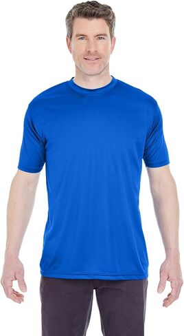 UltraClub Men's Cool & Dry Sport Performance Interlock T-Shirt 6XL ROYAL in Kuwait