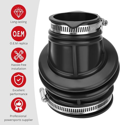 JAVIK Air Cleaner Intake To Throttle Body Boot With Clamp For Polaris RZR 800 S 4 2008-2010 O.E.M# 5413581 5413029 in Saudi Arabia