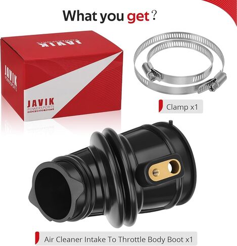 JAVIK Air Cleaner Intake To Throttle Body Boot With Clamp For Polaris RZR 800 S 4 2008-2010 O.E.M# 5413581 5413029 in Saudi Arabia