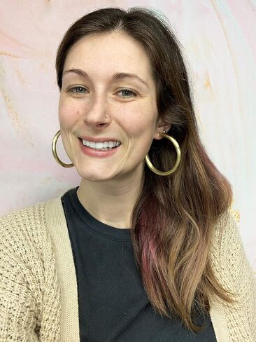 Sheila Fajl Thick Statement Arlene 2.5 inch Large Hoop Earrings in 18k Brushed Gold Plated in Kuwait