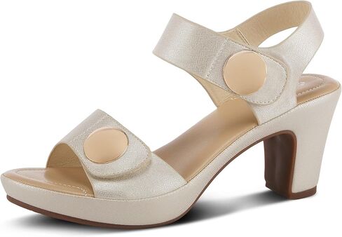 صندل نسائي بكعب عريض من PATRIZIA in Kuwait