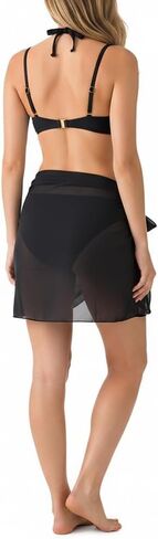 Women Mesh Sarong Wrap with Gold Shell Hardware in Saudi Arabia