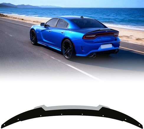 سبويلر PENSUN Venom V2 Wickerbill يناسب دودج تشارجر 2015-2024 SRT Hellcat Scat Pack - سبويلر خلفي إضافي مع أداة RivNut، ترقية مظهر الأداء in Saudi Arabia