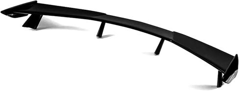 High Wing Rear Spoiler Compatible with 2020-2026 Chevrolet Corvette C8 Racing Style, Starlight Black in Saudi Arabia