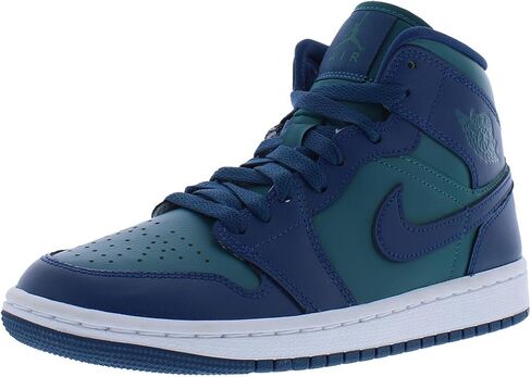 Jordan Nike Air 1 Mid Womens Sky J Teal/Sky J Fr Blue-White Size 6 in Kuwait