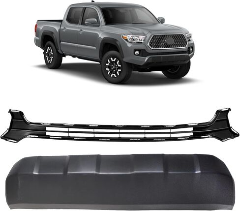 لوحة لوحة انزلاقية سفلية للمصد الأمامي وشبكة سفلية للمصد لـ 2016-2022 Toyota Tacoma استبدال الشبكة الأمامية لـ 5311204050، 5391104210 in Kuwait