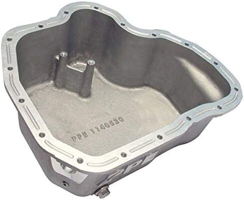 PPE High-Capacity Cast Aluminum Deep Engine Oil Pan (Raw) 114052000 Compatible with 2001-2010 Chevy/GMC 6.6L Duramax Diesel in Kuwait