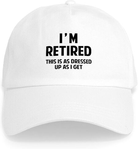 CafePress I'm Retired Cap Adjustable Baseball Cap in Saudi Arabia