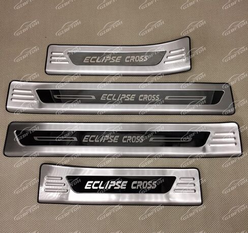 قطع غيار السيارات GZBFTDH لملحقات Mitsubishi Eclipse Cross 2018-2025، واقي غطاء عتبة باب السيارة، ألواح ركلة من الفولاذ المقاوم للصدأ، لوحة حماية دخول الباب in Kuwait