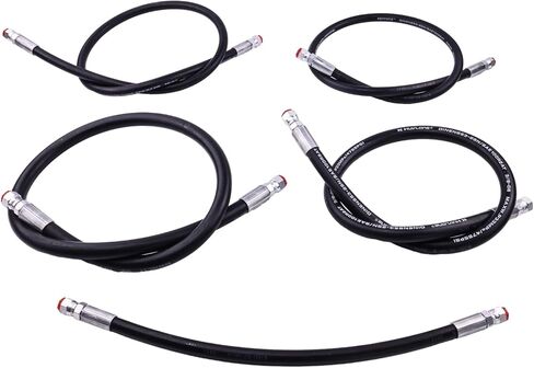 HOLDWELL Hydraulic Hose Kit 16" 36" 42" 38" 42" Compatible with Fisher Xtreme V Snowplow 1/4'' 3/8'' Receiver in Saudi Arabia