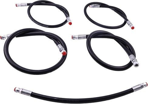 HOLDWELL Hydraulic Hose Kit 16" 36" 42" 38" 42" Compatible with Fisher Xtreme V Snowplow 1/4'' 3/8'' Receiver in Saudi Arabia