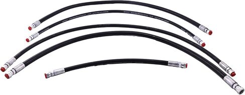 HOLDWELL Hydraulic Hose Kit 16" 36" 42" 38" 42" Compatible with Fisher Xtreme V Snowplow 1/4'' 3/8'' Receiver in Saudi Arabia