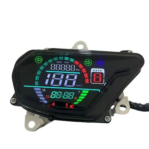 LED Digital Speedometer Tachometer Meter Assembly Compatible with POP110i POP110 2015-2024 in Kuwait