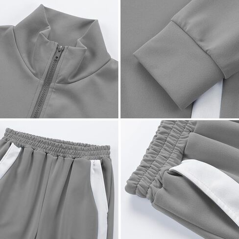 Womens Track Suits Sweatsuits 2 Piece Set Zip Up Workout Jogger Sets with Jogging Jackets and Pants in Saudi Arabia