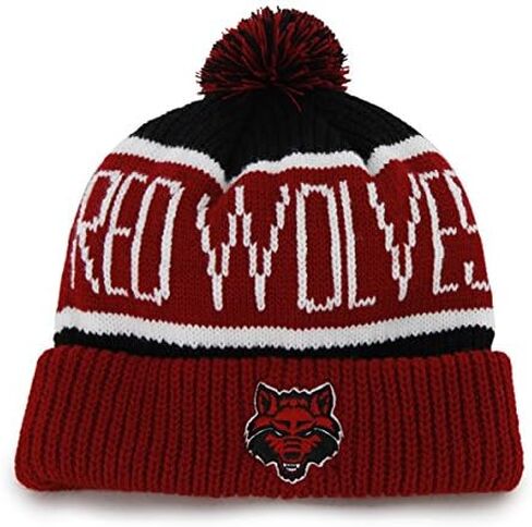 47 Brand Calgary Cuffed Premium Beanie Hat with POM POM - NCAA Cuff Winter Knit Cap in Saudi Arabia