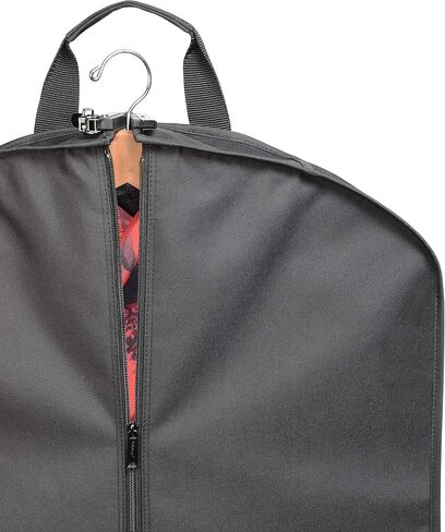 طقم مكون من قطعتين، حقيبة ملابس مقاس 52 بوصة من WallyBags مع جيوب وحقيبة سفر نسائية، أسود مع بطانة in Saudi Arabia