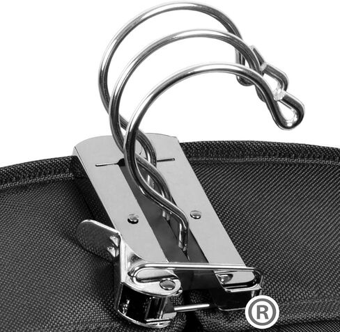 طقم مكون من قطعتين، حقيبة ملابس مقاس 52 بوصة من WallyBags مع جيوب وحقيبة سفر نسائية، أسود مع بطانة in Saudi Arabia