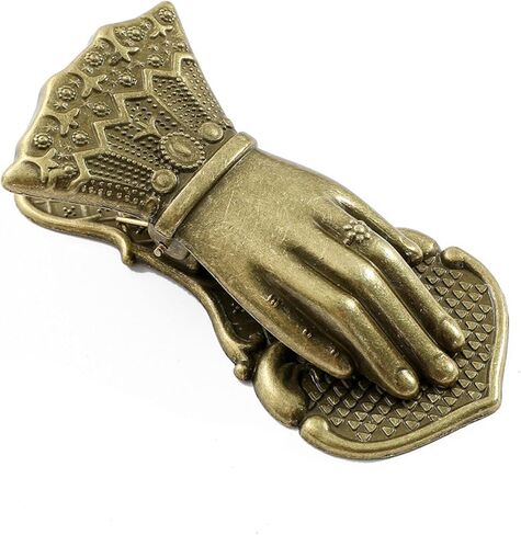 Generic Vintage Hand Shaped Paper Clip Binder Clip, Notebook Accessories, Metal Paper Clamp Page Holder for Reading Scrapbook, Bronze in Saudi Arabia