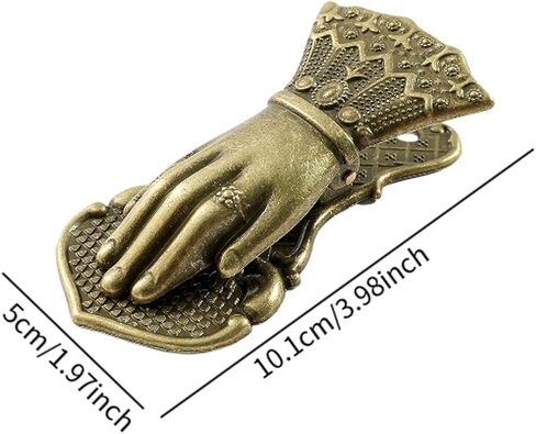Generic Vintage Hand Shaped Paper Clip Binder Clip, Notebook Accessories, Metal Paper Clamp Page Holder for Reading Scrapbook, Bronze in Saudi Arabia