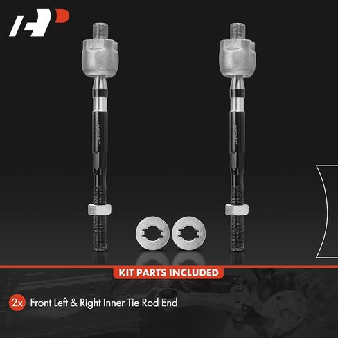 A-Premium 2 x Front Inner Tie Rod Ends, Compatible with Infiniti G35 2003-2007 & Nissan 350Z 2003-2009 in Saudi Arabia