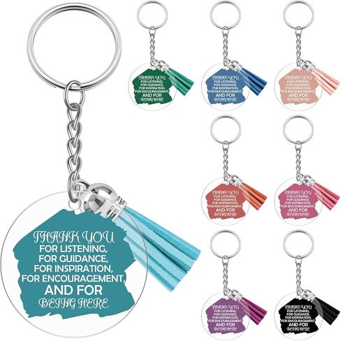 8PCS Employee Appreciation Keychain Bulk for Coworker Thank You Gifts Keychains Bulk for Women Men Employee Teacher Nurse Boss Bosses Day Gift for Women Christmas Thank You Work Anniversary Present in Saudi Arabia