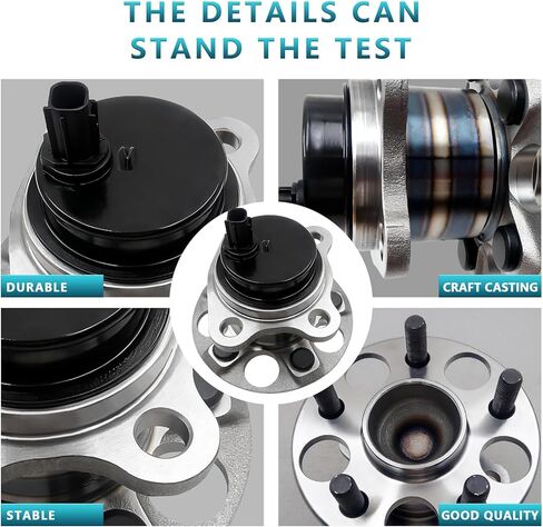 مجموعة محور تحمل العجلات الخلفية 512505 لسيارة Toyota Prius 2010-2015، Prius Plug-in 2012-2015 (2 قطعة) in Kuwait