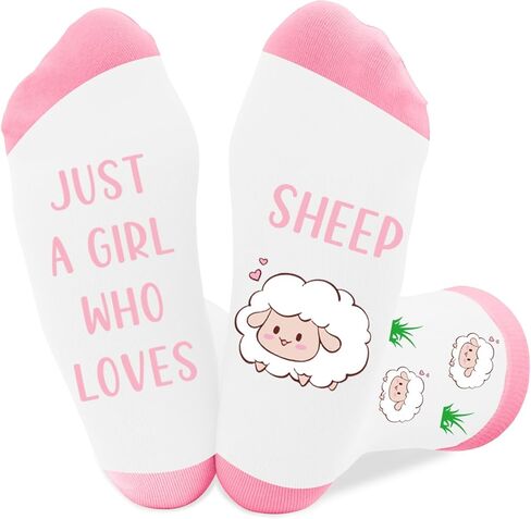Sheep Gifts for Women and Girls Cute Funny Sheep Lovers Themed Accessories Socks Presents Christmas Stocking Stuffers Birthday Xmas White Elephant Galentines Mothers Day Graduation Gifts in Saudi Arabia