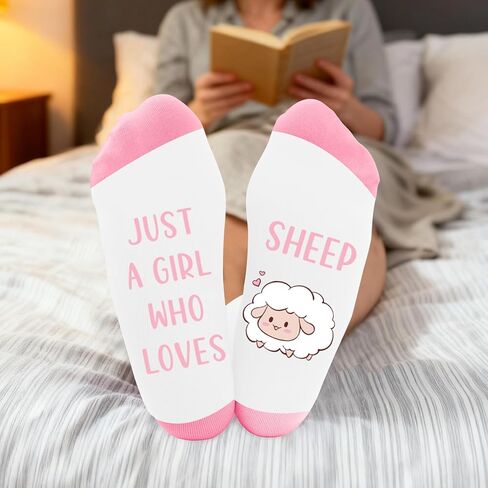 Sheep Gifts for Women and Girls Cute Funny Sheep Lovers Themed Accessories Socks Presents Christmas Stocking Stuffers Birthday Xmas White Elephant Galentines Mothers Day Graduation Gifts in Saudi Arabia