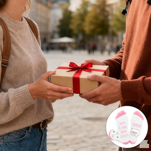 Sheep Gifts for Women and Girls Cute Funny Sheep Lovers Themed Accessories Socks Presents Christmas Stocking Stuffers Birthday Xmas White Elephant Galentines Mothers Day Graduation Gifts in Saudi Arabia