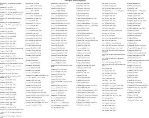 أنبوب دراجة نارية TUSK شديد التحمل 3 مللي متر 80/100x21 لـ Kawasaki KLR650 1987-2018,2022-2024 in Kuwait