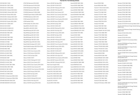 أنبوب دراجة نارية TUSK شديد التحمل 3 مللي متر 80/100x21 لـ Kawasaki KLR650 1987-2018,2022-2024 in Kuwait