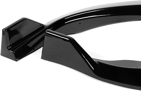 Q1-TECH, Front Bumper Lip fit for Compatible with 2015-2017 Toyota Camry, Front Bumper Lip Spoiler Air Chin Body Kit Splitter Painted Carbon Fiber ABS, 2016 (STP-Style) (Glossy Black) in Saudi Arabia