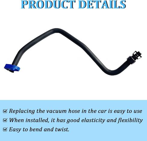 Car Radiator Coolant Hose, OEM# 13251447 13408385 Rubber Vehicle Inlet Coolant Bypass Pipe, Automotive Engine Bypass Hoses Replacement, Compatible with Cruze Trax Sonic in Saudi Arabia