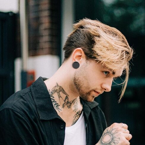 2-4 قطع من أدوات قياس الأذن الزجاجية/الحجرية مجموعة أدوات تمديد الأذن من 3 إلى 41 ملم لمقاييس الأذن مع حلقات مطاطية مجموعة أدوات تمديد الأذن الزجاجية المضيئة الفردية مجوهرات ثقب الجسم للنساء والرجال in Kuwait