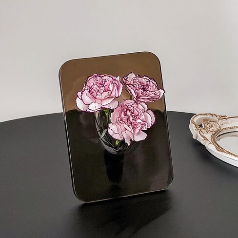 مزهرية زهور بإطار، حاوية زهور أكريليك شفافة، ديكور فني حديث لديكور المنزل، رف الكتب المكتبية، هدايا تدفئة المنزل ودعائم التصوير الفوتوغرافي (شفاف) in Kuwait