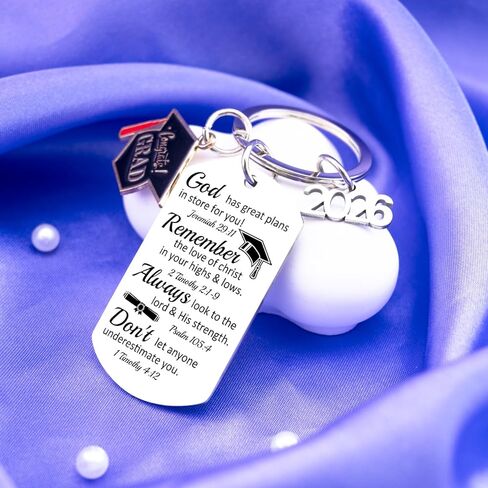 Inspirational Grad Gift For Her Him Class Of 2026 Graduation Gifts Encouragement College Middle Senior High School Grad Gift For Boys Girls Motivational 2026 Grad Keychain Present For Women Daughter in Kuwait
