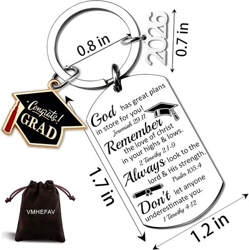 Inspirational Grad Gift For Her Him Class Of 2026 Graduation Gifts Encouragement College Middle Senior High School Grad Gift For Boys Girls Motivational 2026 Grad Keychain Present For Women Daughter in Kuwait
