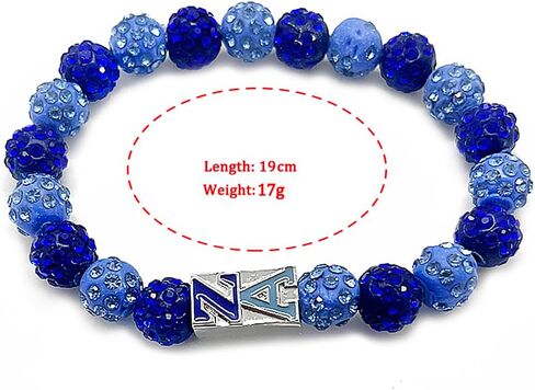 سوار مطاطي من ZETA AMICAE مع خرز من حجر الراين - مجوهرات خرز ZA للنساء in Kuwait